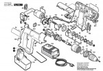 Bosch 0 603 932 827 Psr 9,6 Ves-2 Cordless Drill 9.6 V / Eu Spare Parts